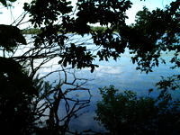 北海道の湖のある風景の写真